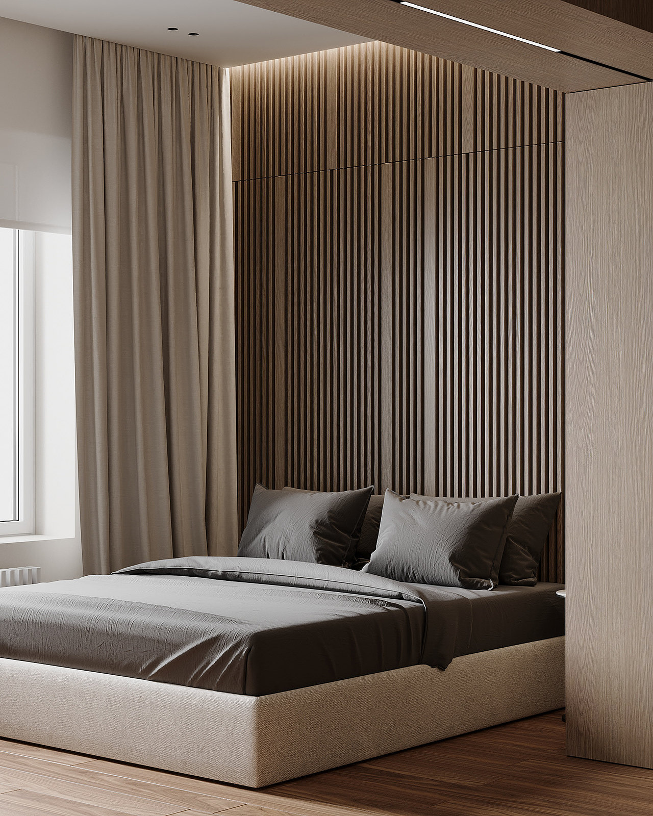 高级黑+木质 感受静水流深之美，诠释都市深邃（图ZMjQ4NTkxNjUy） - 家装设计 - 站酷设计师Z53163066原创素材 - 站酷ZCOOL