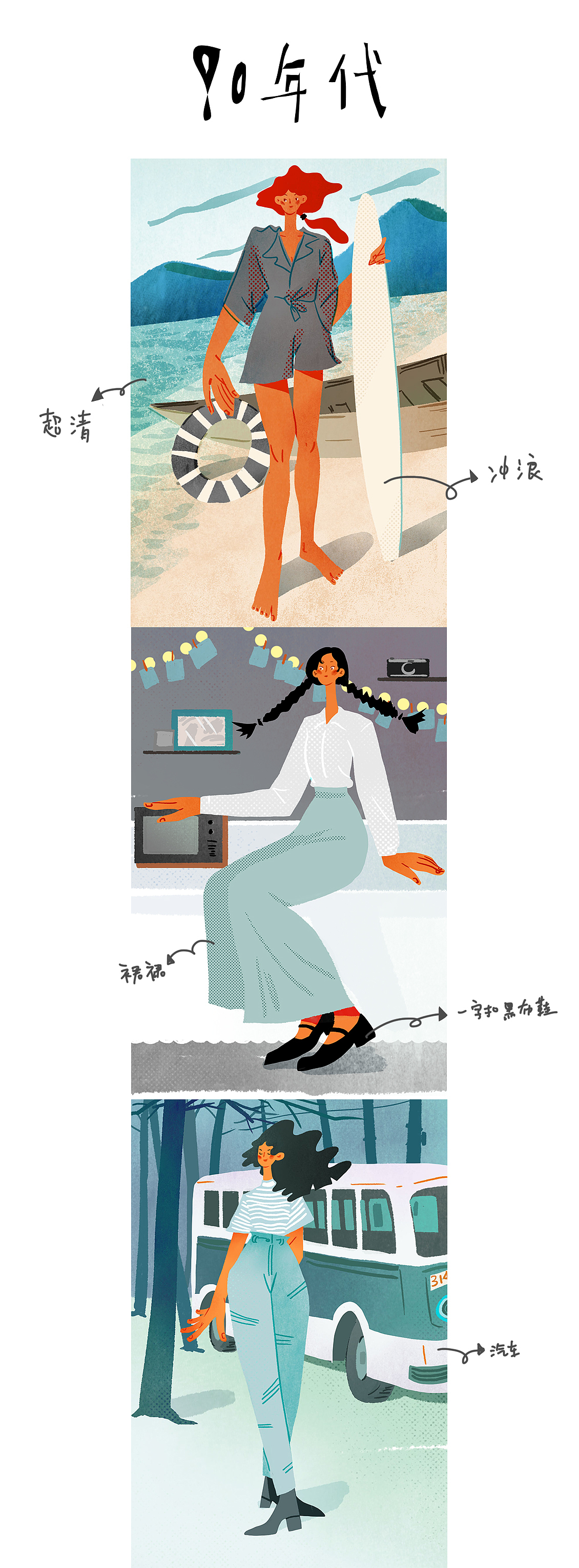 3月 | 插画 #Dinlab