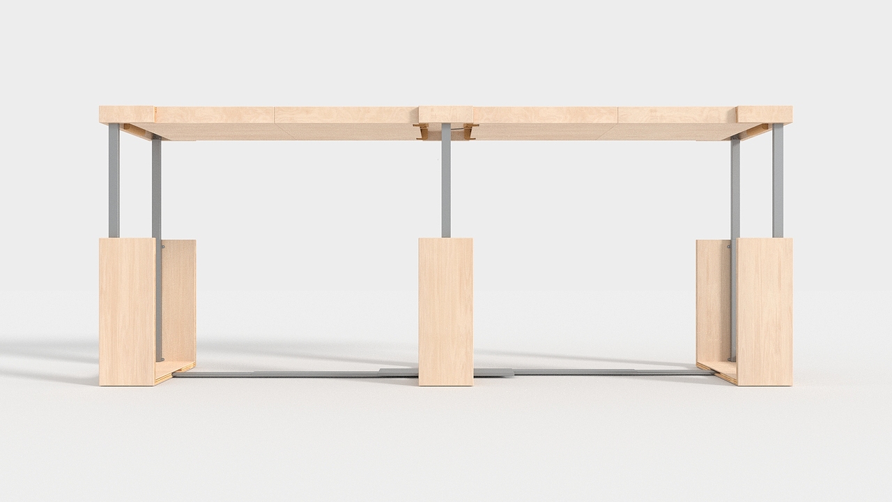 方源涌 fangdesign 折叠升降收缩桌 不智能创意家具qbo