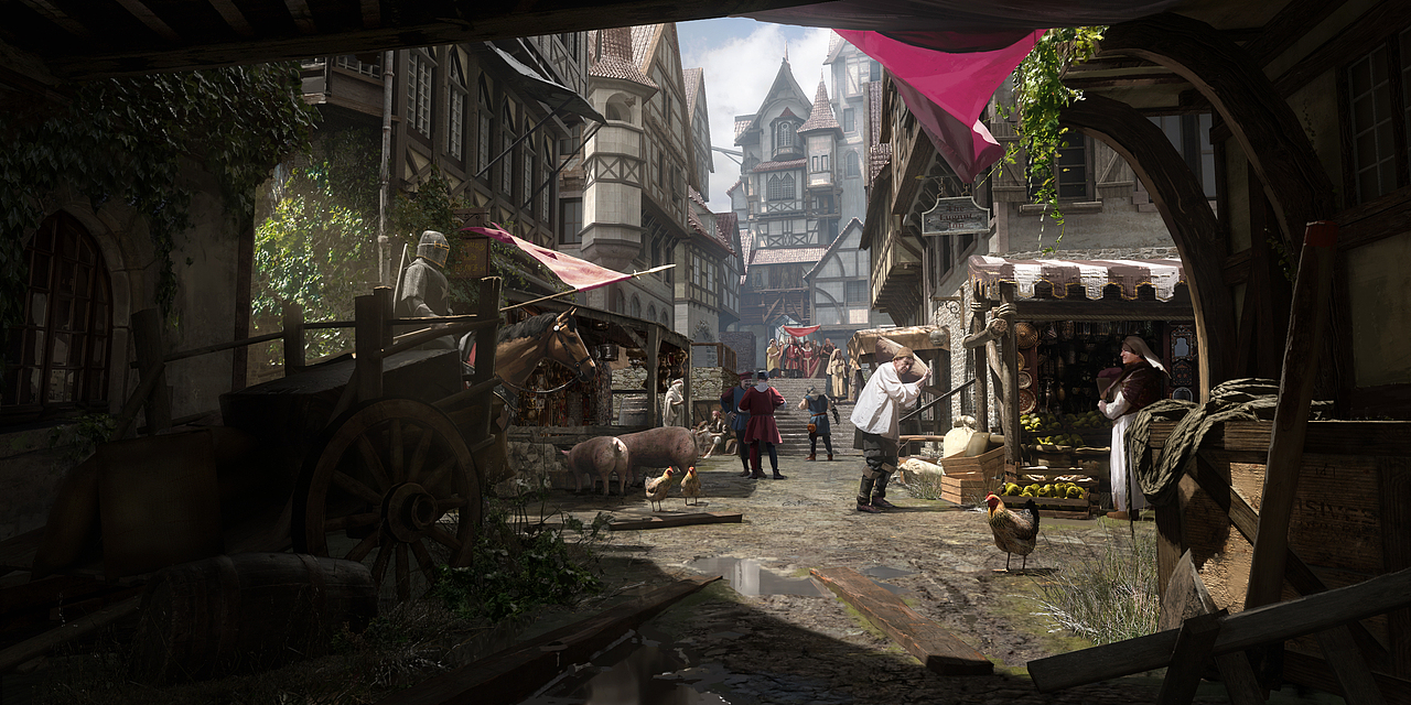 中世纪民居世界观设计（图ZMzI3MzUyMTQ4） - 概念设定 - 站酷设计师YWBWY原创素材 - 站酷ZCOOL