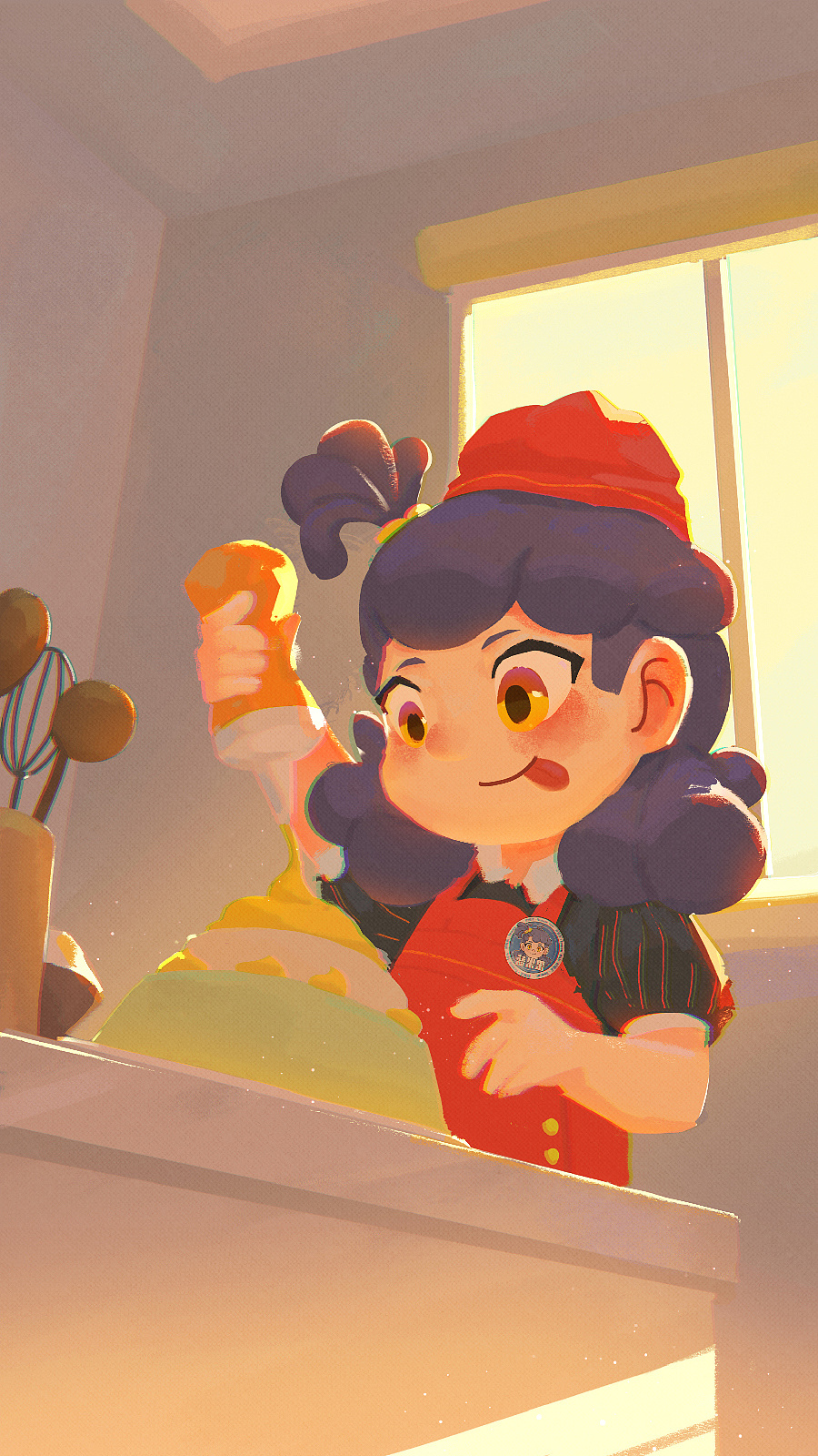 【蓝果果×绘画过程】疯狂的糕点师