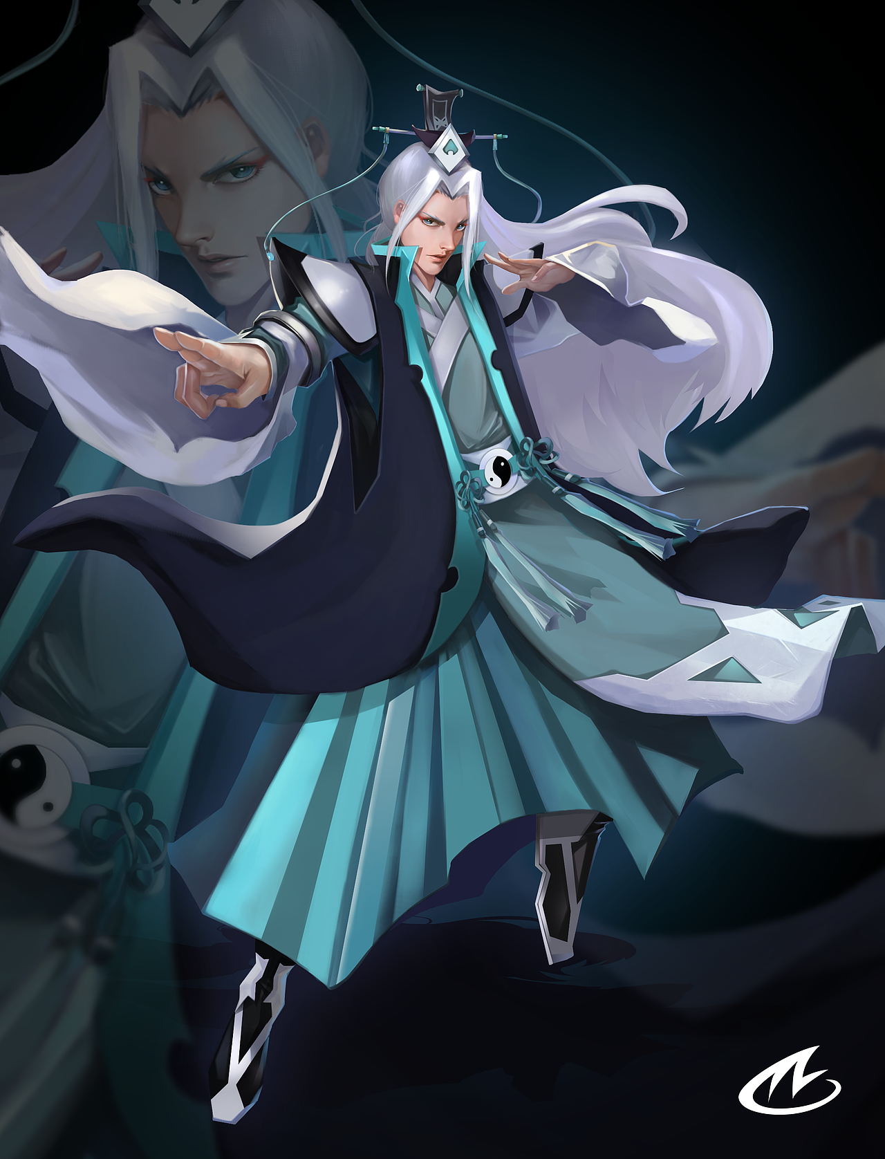 廉贞星君-玉衡（同人）（图ZOTk3NjMzNDA=） - 概念设定 - 站酷设计师Vincent茗皓原创素材 - 站酷ZCOOL