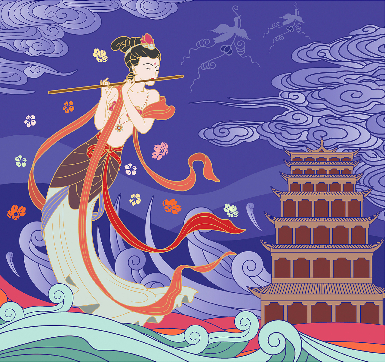 敦煌文創(chuàng)面膜品牌及包裝設(shè)計（圖ZMjE1ODk1MDcy） - 包裝 - 站酷設(shè)計師大大聖原創(chuàng)素材 - 站酷ZCOOL