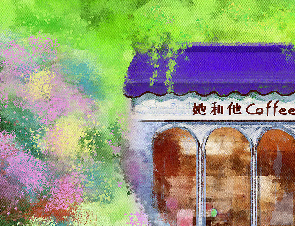 [商业插画]为朋友咖啡店创作的插图