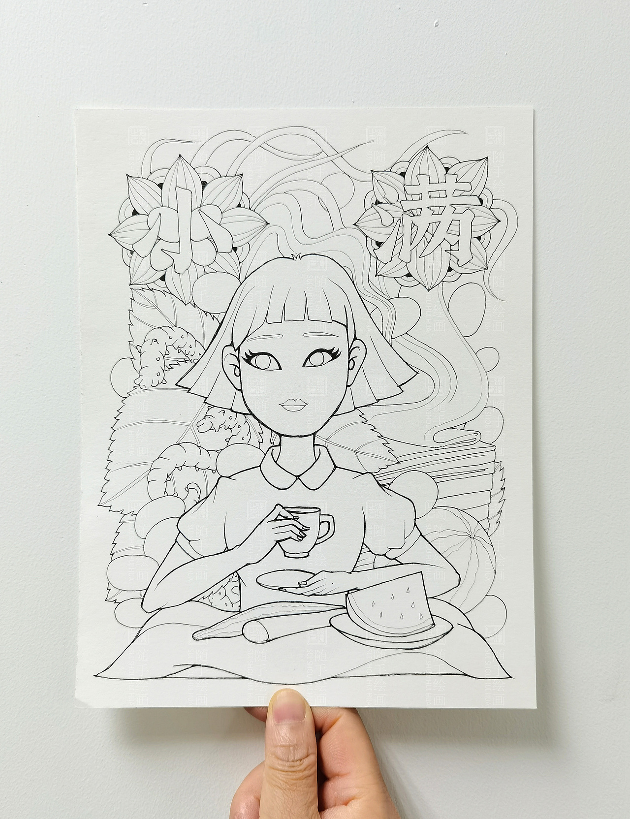 随手绘画《24节气之小满》（图ZMjU1NzE4MjQw） - 创作习作 - 站酷设计师瑞哥RYAN原创素材 - 站酷ZCOOL