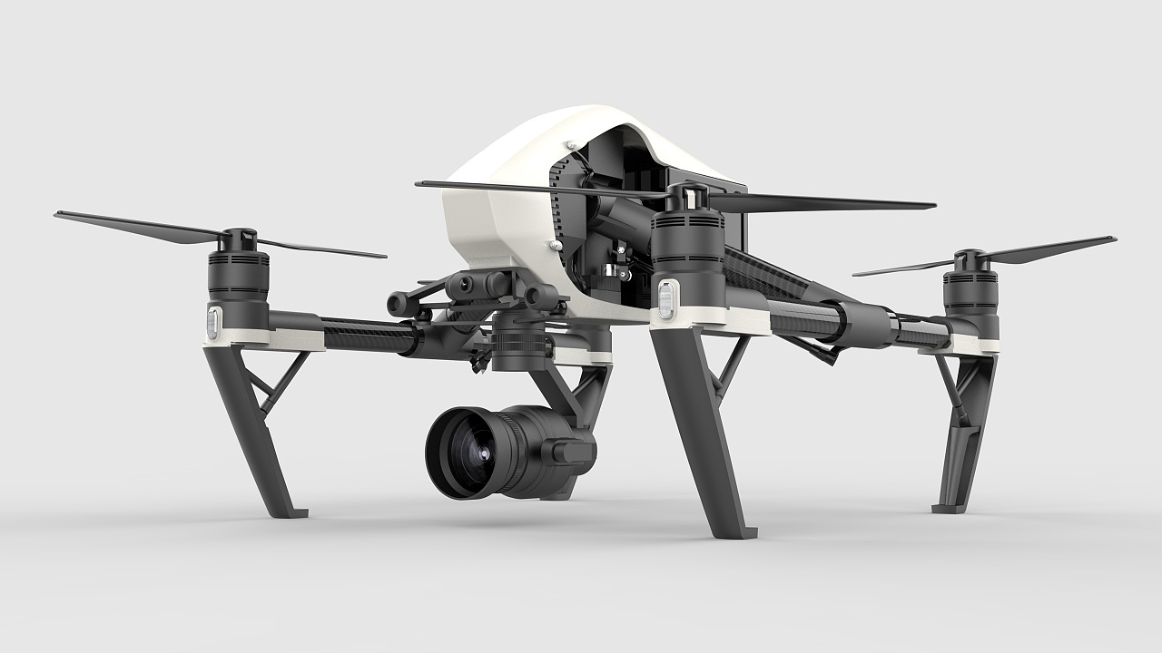 【临摹】rhino建模-大疆悟2 inspire2|工业/产品|电子产品|无心wuzn