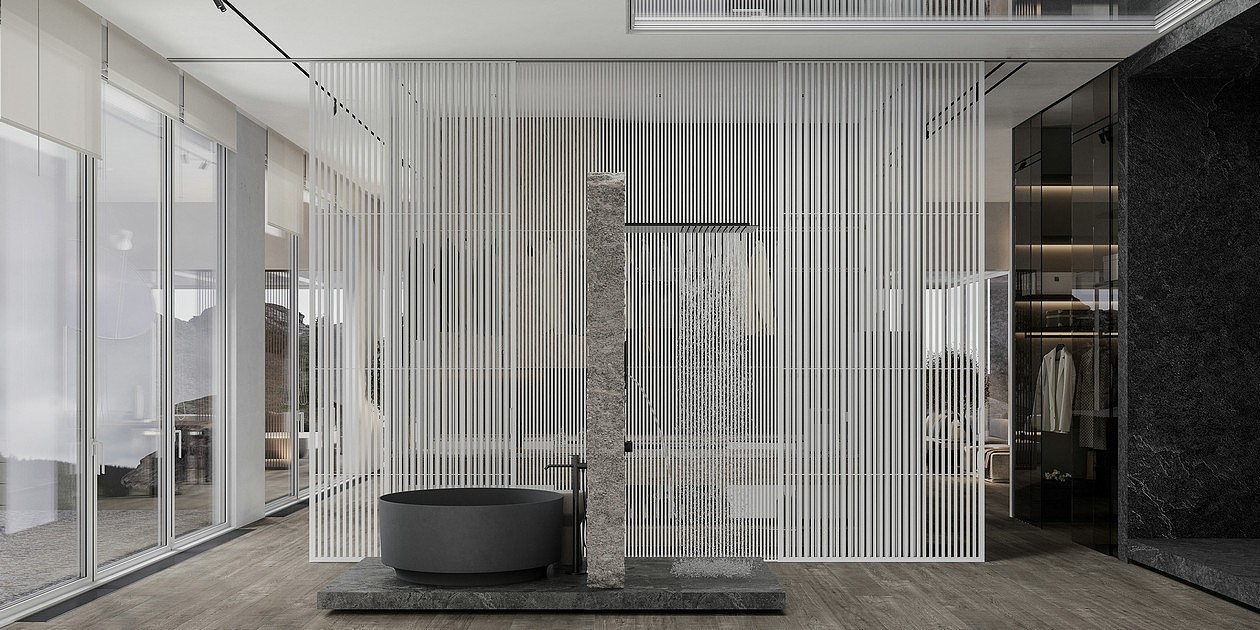 270㎡大平层住宅设计 超高级（图ZMjkzMTM0NTQw） - 家装设计 - 站酷设计师效果图设计莉莉原创素材 - 站酷ZCOOL