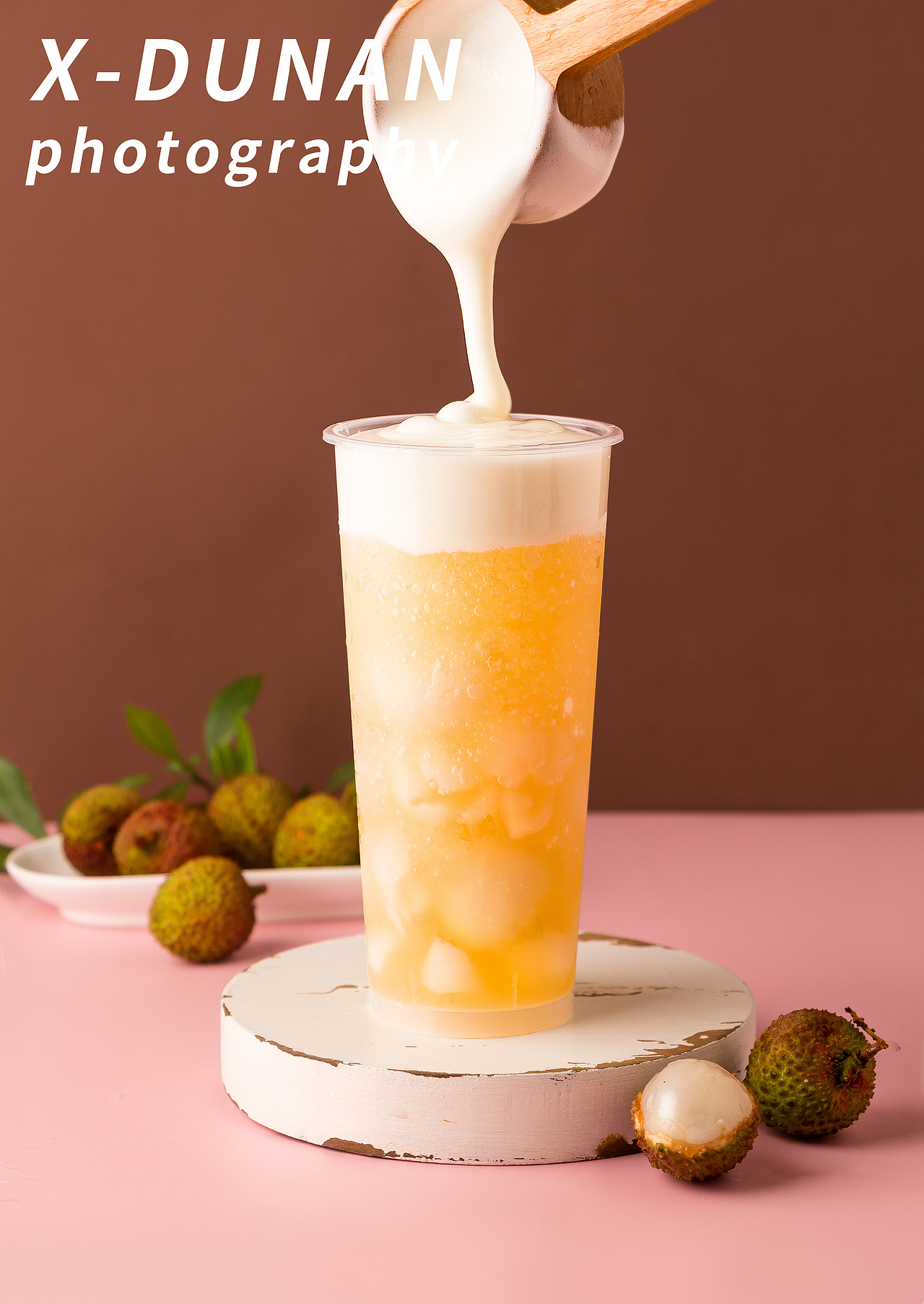饮品奶茶水果茶杨枝甘露暴打柠檬茶