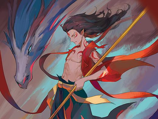 哪吒（個人主頁-ZNDkwMzQ1ODA=） - 創(chuàng)作習作 - 站酷設計師MrBlacki原創(chuàng)素材 - 站酷ZCOOL