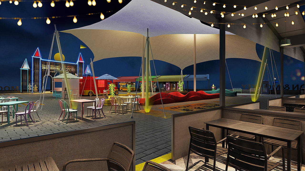 月亮猴魔法夜市——餐饮品牌设计 / 优站品牌营销