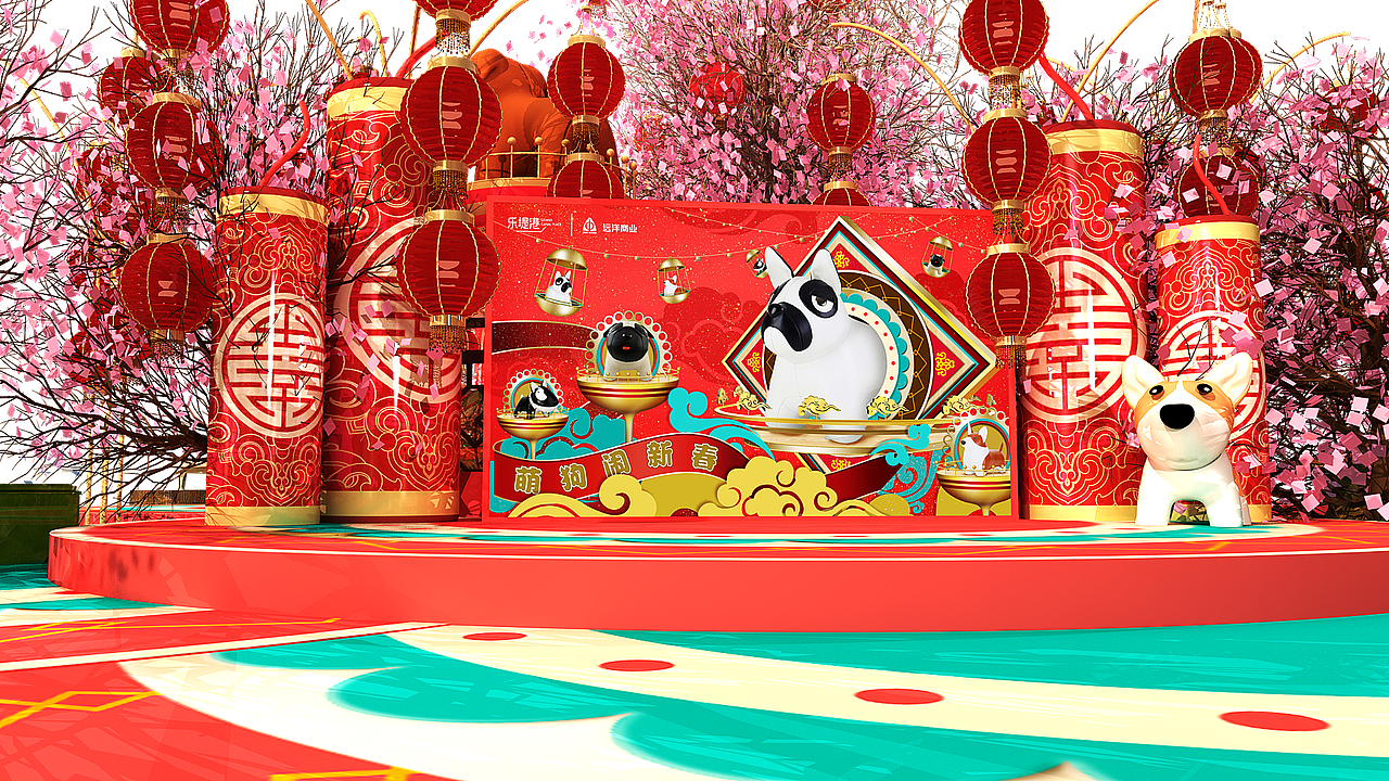 Hangzhou Grandcanalplace CNY Deco（图ZMTM1MTYzMzgw） - 景观设计 - 站酷设计师Brucelllf原创素材 - 站酷ZCOOL