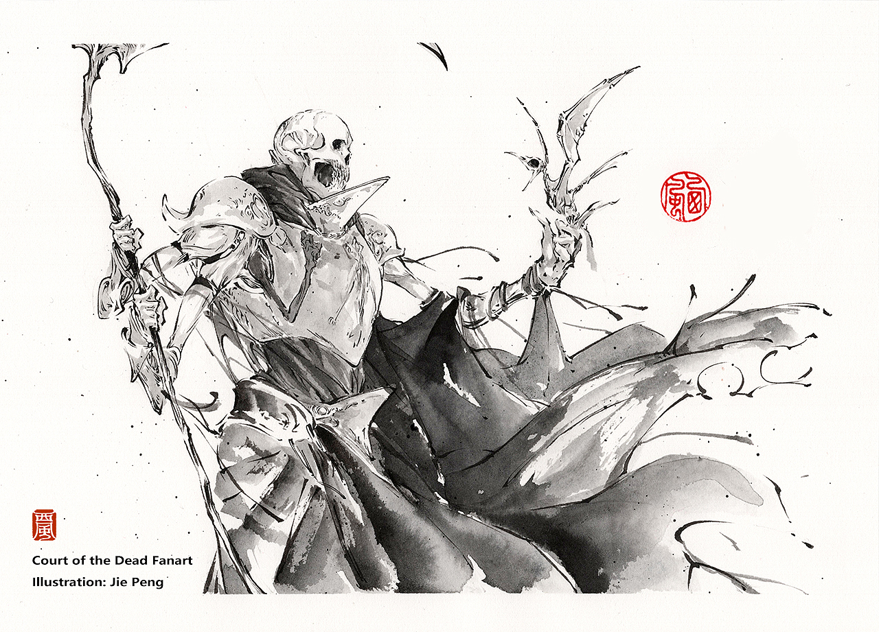 《墨》似动而静（12p）（图ZMTkxMzE3MDM2） - 商业插画 - 站酷设计师西风XiFeng原创素材 - 站酷ZCOOL