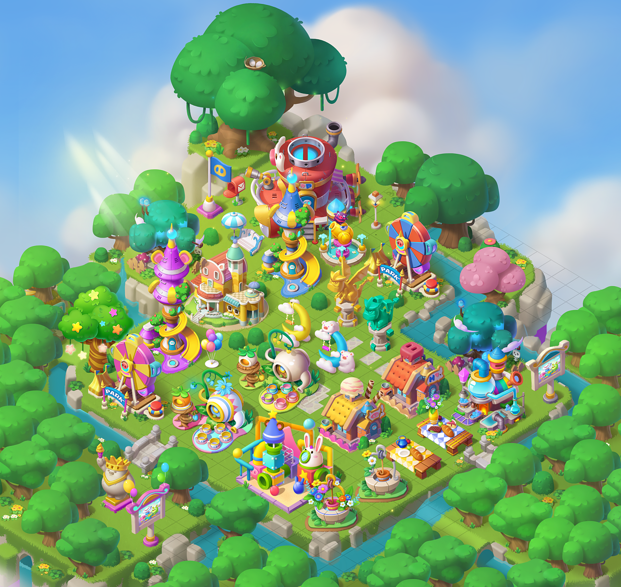 模拟经营小庄园全套设计