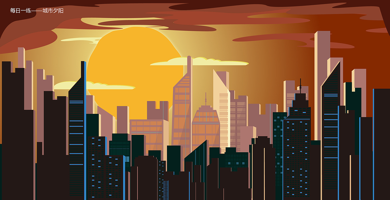 AI插画—城市（图ZMTEyMzA2Nzc2） - 商业插画 - 站酷设计师银尘原创素材 - 站酷ZCOOL