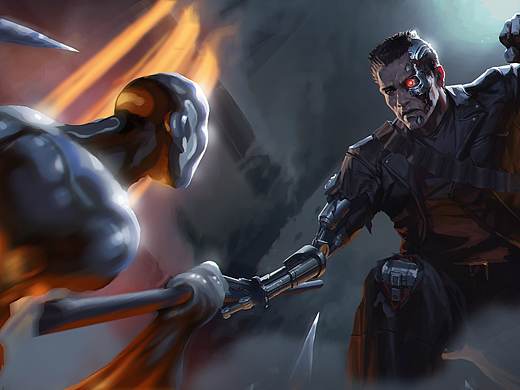 The Terminator 终结者（个人主页-ZNDU4NTcyNzI=） - 创作习作 - 站酷设计师spawn478478原创素材 - 站酷ZCOOL