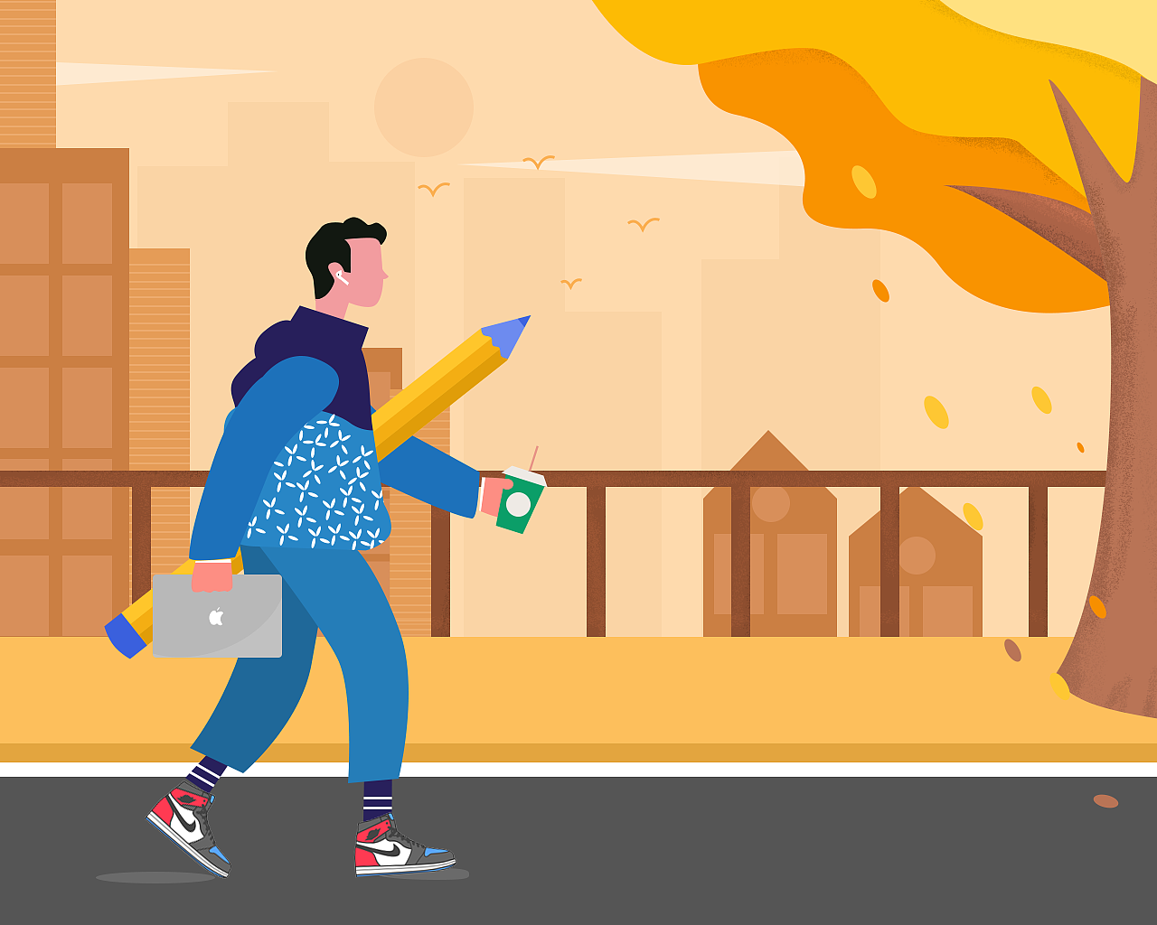 插画100day（图ZMTQyNDUxOTQ0） - 创作习作 - 站酷设计师snailsoss原创素材 - 站酷ZCOOL