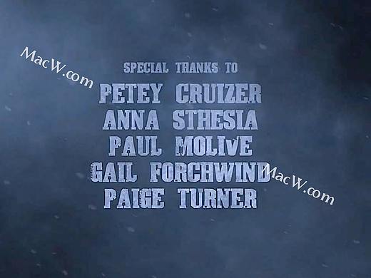 大气史诗电影开场人员介绍文字标题动画 Cine Credit