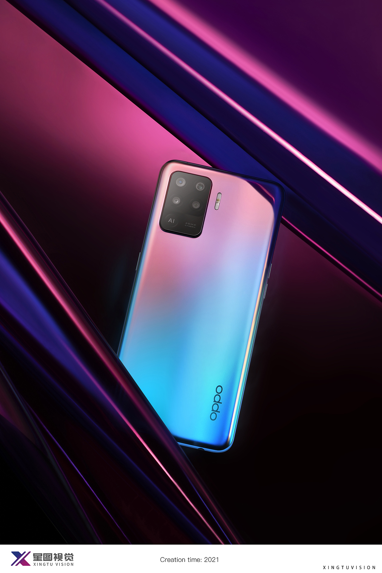 oppoxtvisionreno5静物广告拍摄