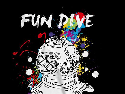 FUN-DIVE主题T