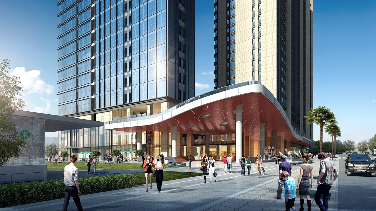 售楼部营销效果图-深圳凡拓