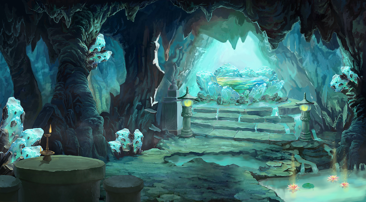 《三生三世十里桃花》游戏场景原画（图ZMTE1MTg2MjAw） - 游戏原画 - 站酷设计师天损星原创素材 - 站酷ZCOOL