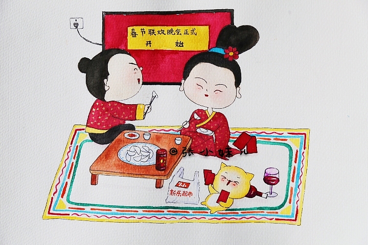 张掖肥仙女之张掖民风民俗（图ZMTg5NTQ4NTU2） - 艺术插画 - 站酷设计师张小妹儿m原创素材 - 站酷ZCOOL