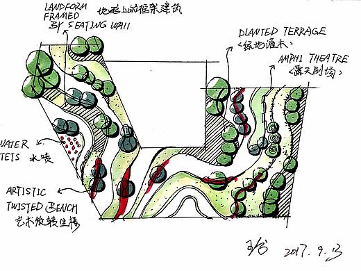 【景观抄绘】平面图+节点图