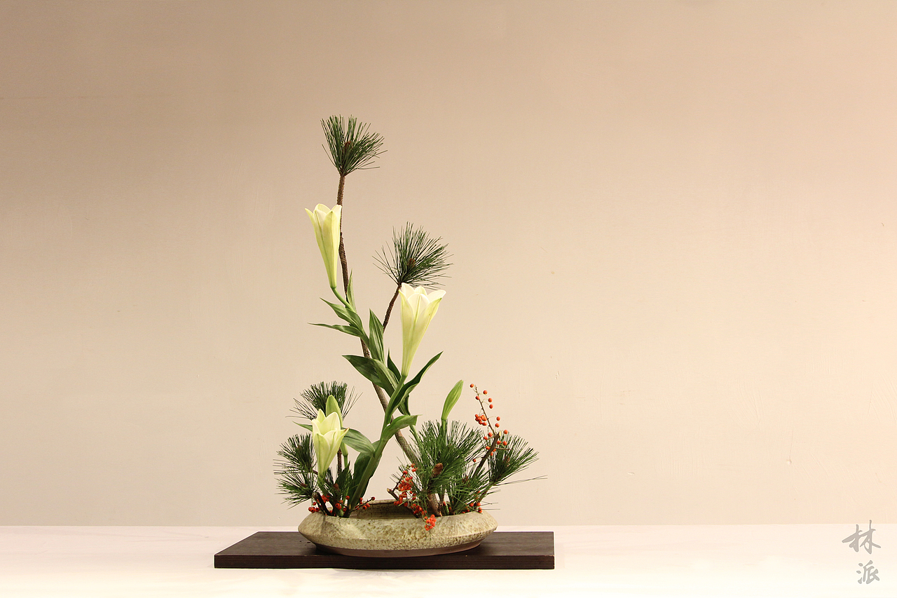 林派花道-花道三段作品赏析（图ZNTgyNDYyMjQ=） - 其他手工艺 - 站酷设计师林派花道原创素材 - 站酷ZCOOL