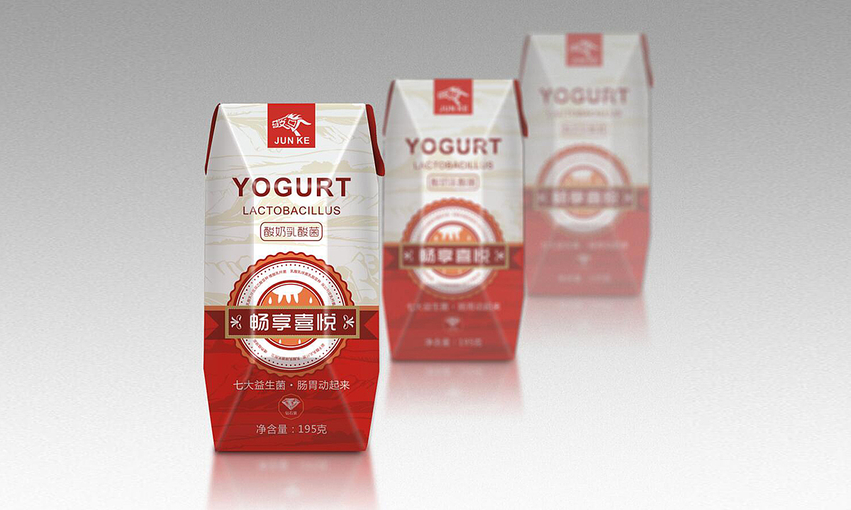 酸奶包装设计,,包装设计,字体设计,快消品包装设计