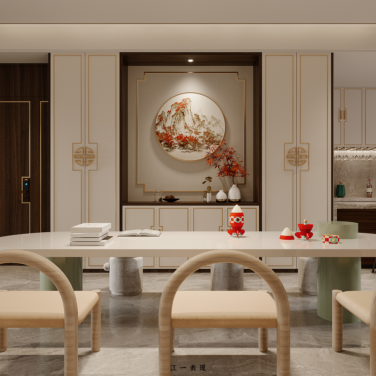 新中式家装（图ZMjg1MzA2NzY0） - 家装设计 - 站酷设计师文孑表现原创素材 - 站酷ZCOOL