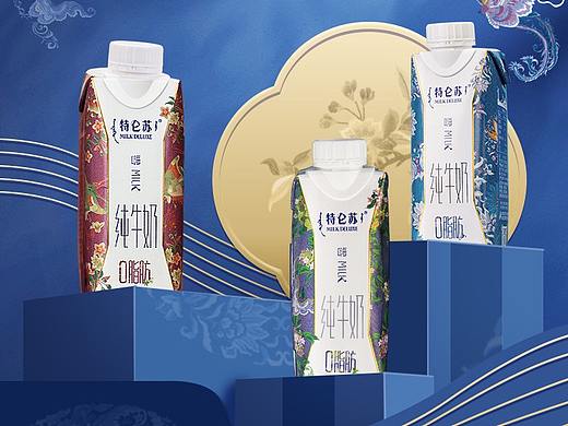 特仑苏推出新包装！国潮风的设计让东方之美尽在眼底！