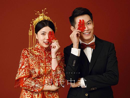 中式婚纱照/新现代中式风格