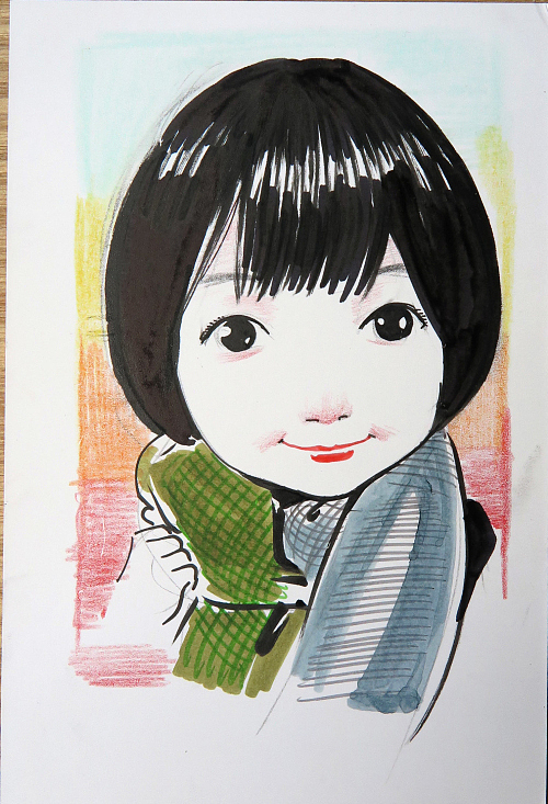 春哥手绘风格画像（二）（图ZMjI1MjYzMDQ=） - 单幅漫画 - 站酷设计师画画的春哥原创素材 - 站酷ZCOOL