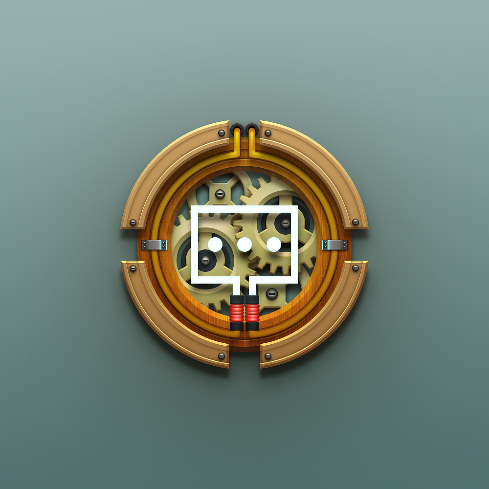 临摹的朋克风格图标