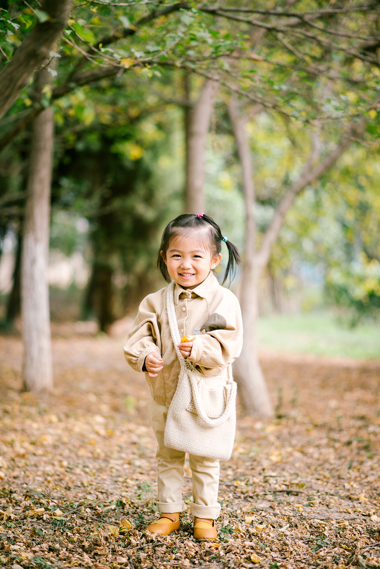 糖果色的秋天,甜甜的你
