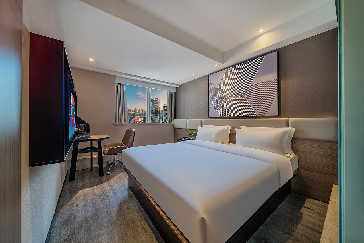 重庆市江北区观音桥酒店拍摄|IU连锁酒店|酒店摄影