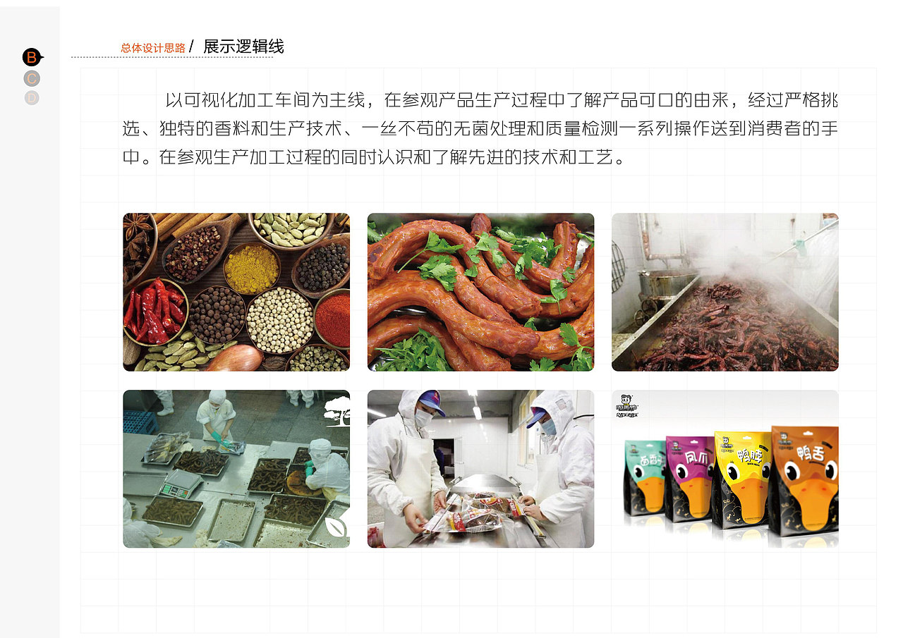 周黑鸭 工厂参观走廊(展厅)设计方案