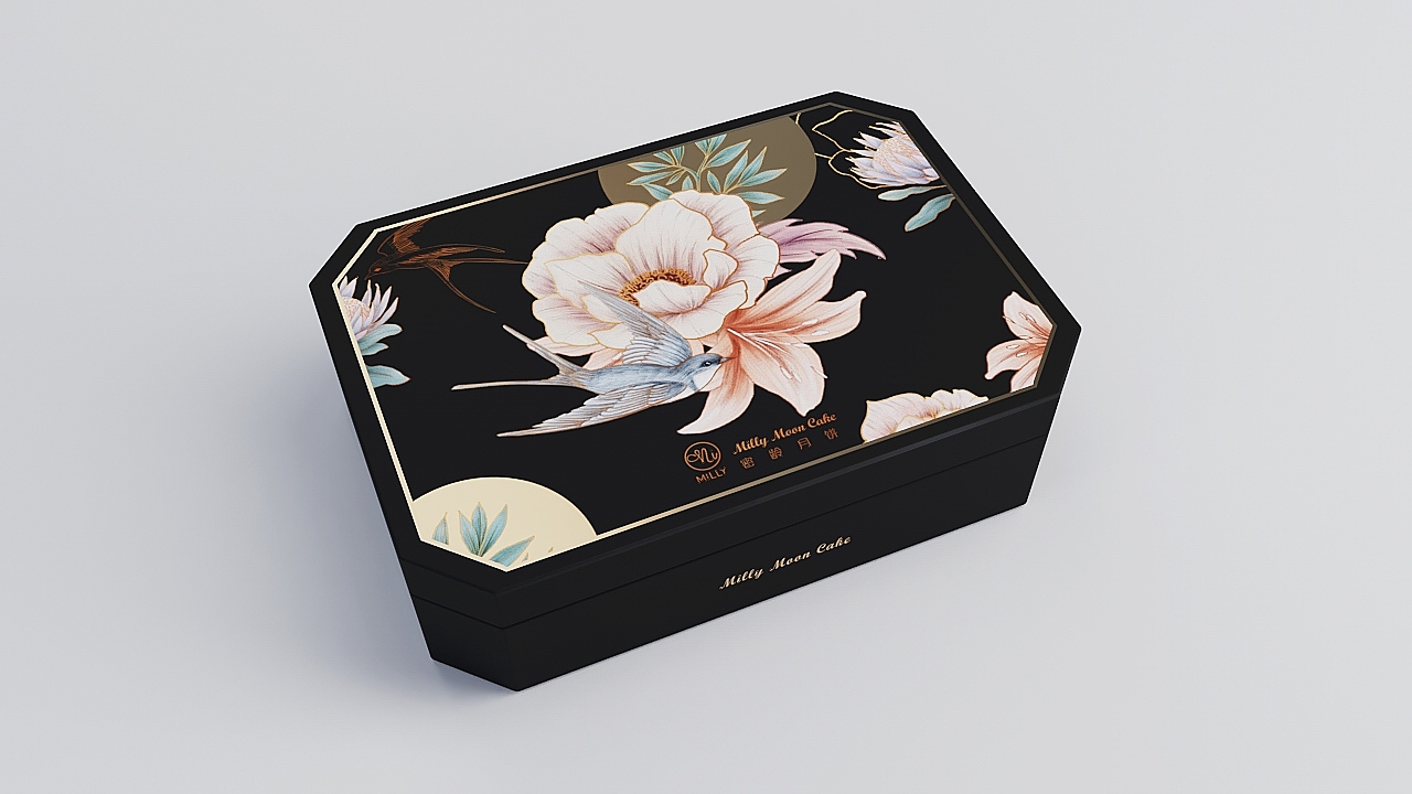 「 MILLY · 密龄」燕窝月饼包装设计