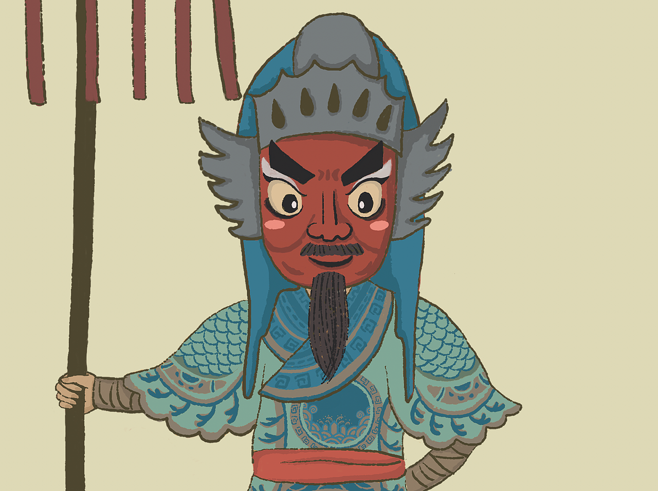 傩神 中国民俗卡通人物形象