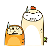 面包吉&咕咕鸡（图ZMTIzMDEzMDg=） - 网络表情 - 站酷设计师Heyzeem原创素材 - 站酷ZCOOL
