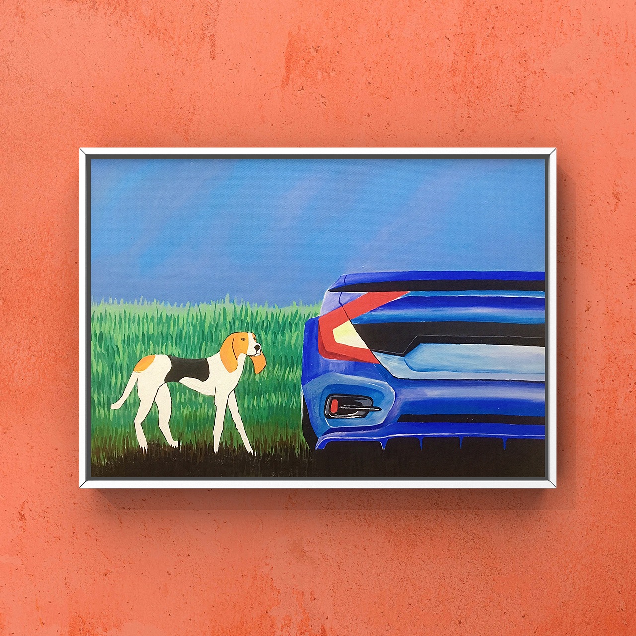 这是一个思域粉（图ZMTQ3NjI2MzA0） - 绘画 - 站酷设计师张梦谜原创素材 - 站酷ZCOOL