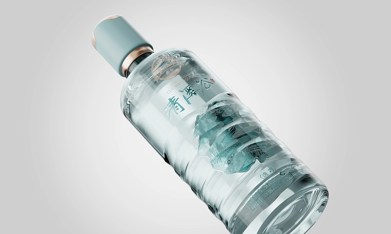 泸州老窖 白酒 酒包装设计渲染