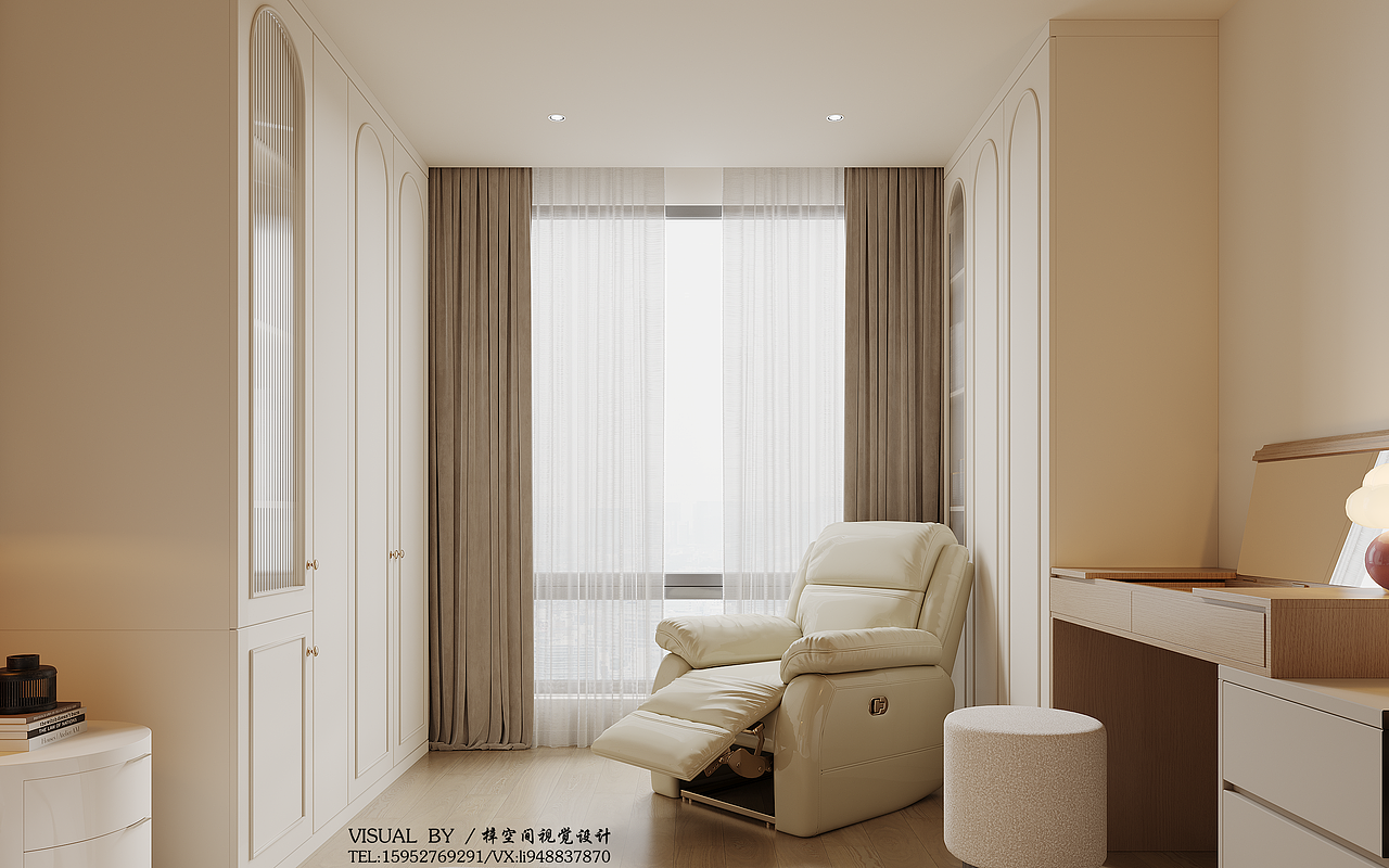 现代法式奶油风（图ZMzQwODczMTg0） - 家装设计 - 站酷设计师梓空间视觉原创素材 - 站酷ZCOOL