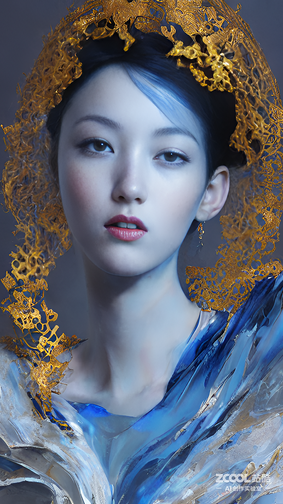AI古风美女（图ZMzI0MTg2NDE2） - AI作品 - 站酷设计师苍穹小强原创素材 - 站酷ZCOOL