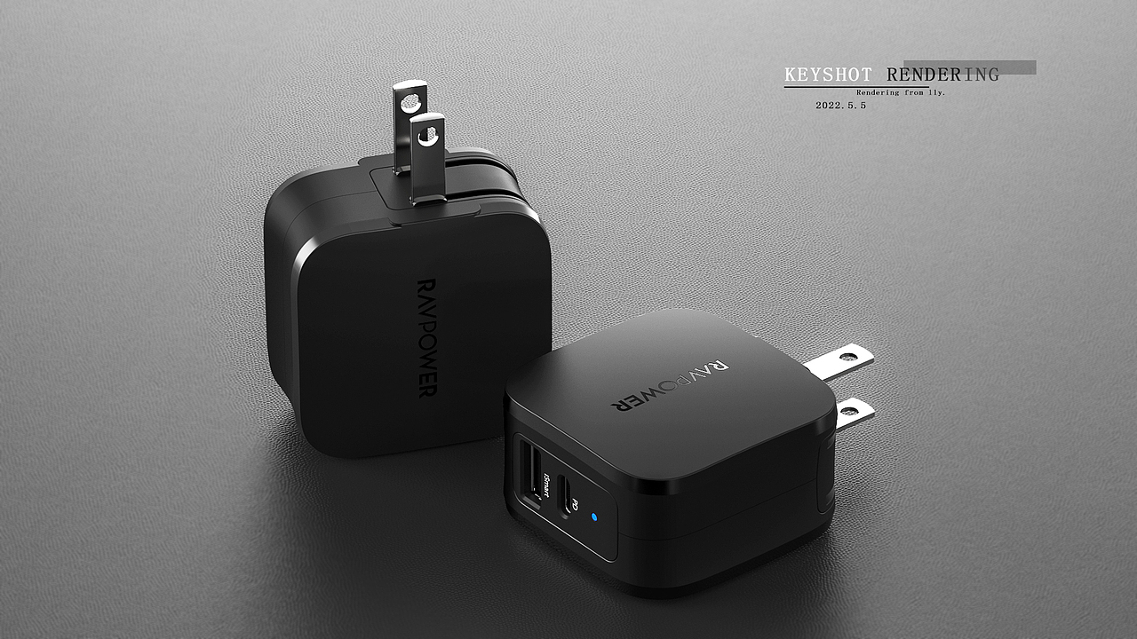 快充充电器（图ZMzAwNDU2Mjky） - 电子产品 - 站酷设计师小凌且渲染原创素材 - 站酷ZCOOL