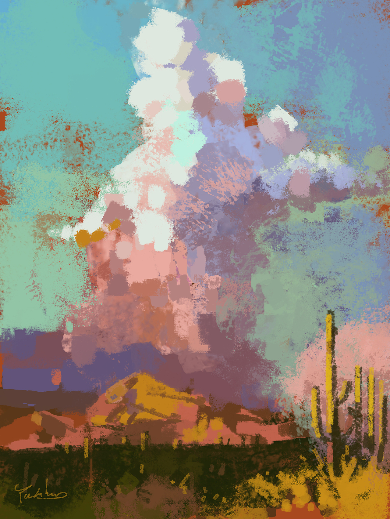 【色彩治愈之旅】#速涂# NO.19（图ZMzE4OTYzMDY0） - 创作习作 - 站酷设计师000000Z333原创素材 - 站酷ZCOOL