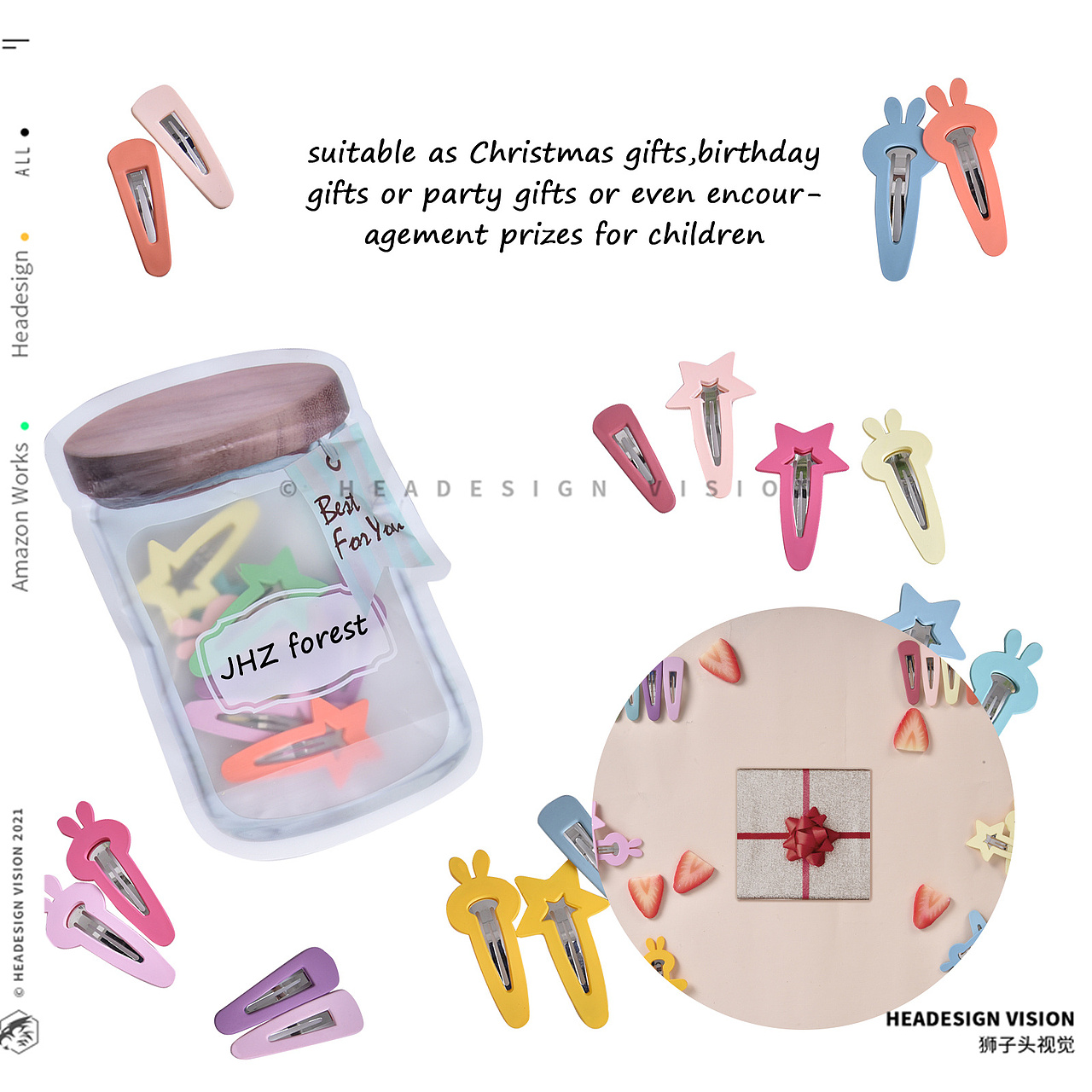 发卡产品拍摄_主图设计_A+页面设计-狮子头视觉