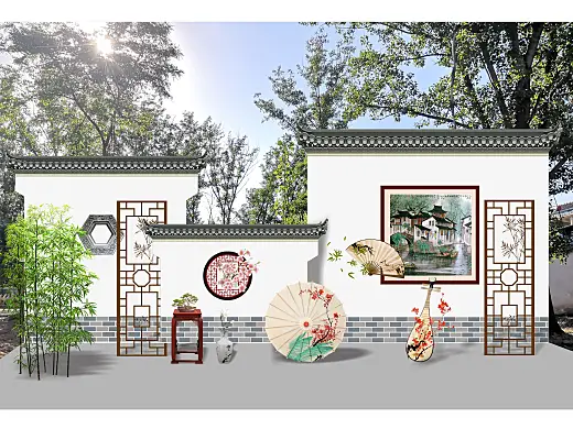 美丽乡村改造方案—长垣大浪村文化墙墙绘彩绘方案