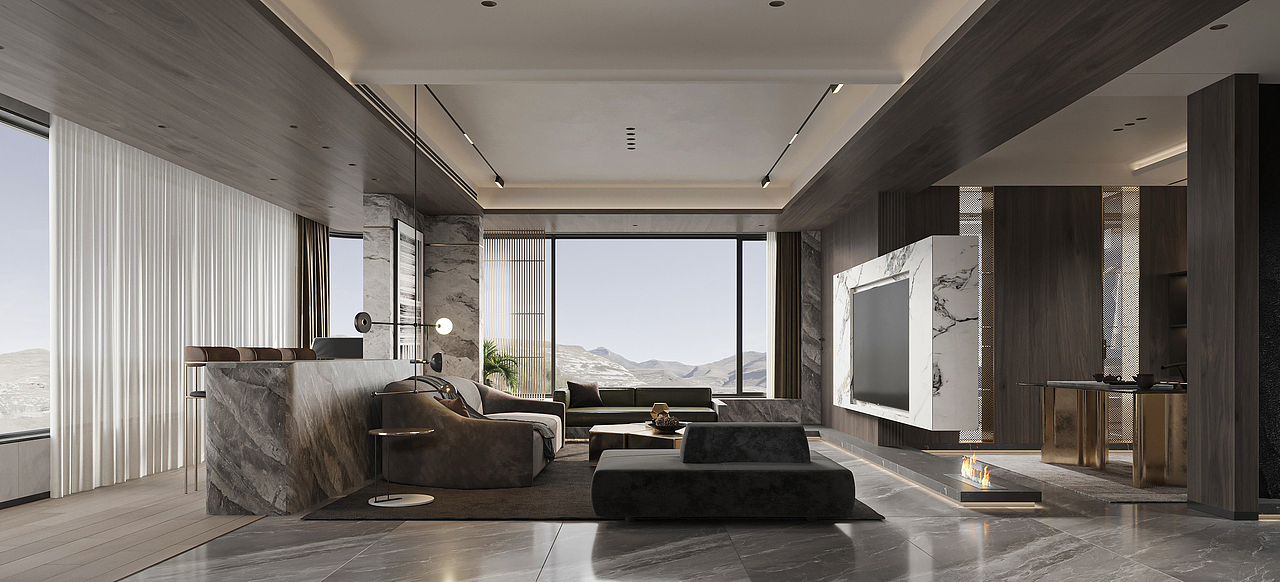 二月山穿 三月海平（图ZMjkyNzI2ODc2） - 家装设计 - 站酷设计师达芬奇尔文原创素材 - 站酷ZCOOL