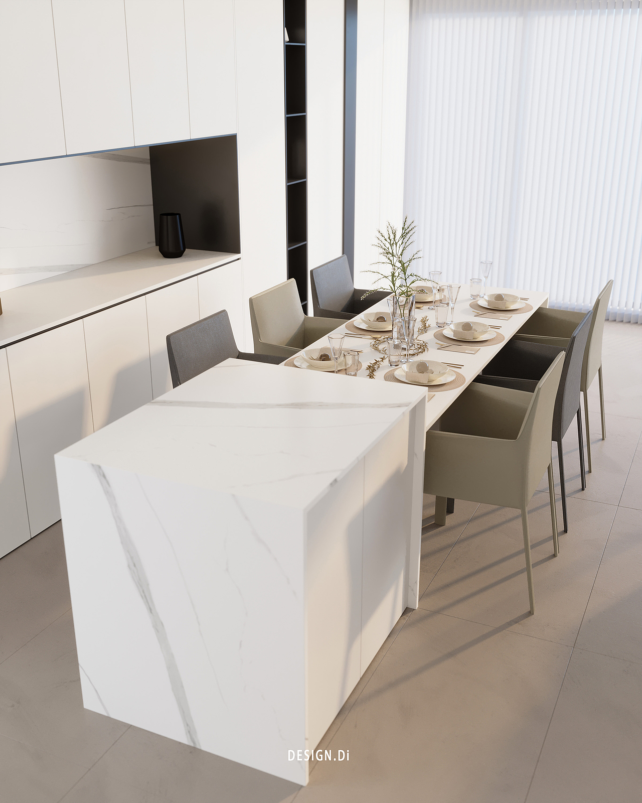 意式简约丨现代简约丨效果图设计丨平层丨奶油丨极简丨（图ZMzExNDQ2NzYw） - 家装设计 - 站酷设计师自由设计师丨迪原创素材 - 站酷ZCOOL